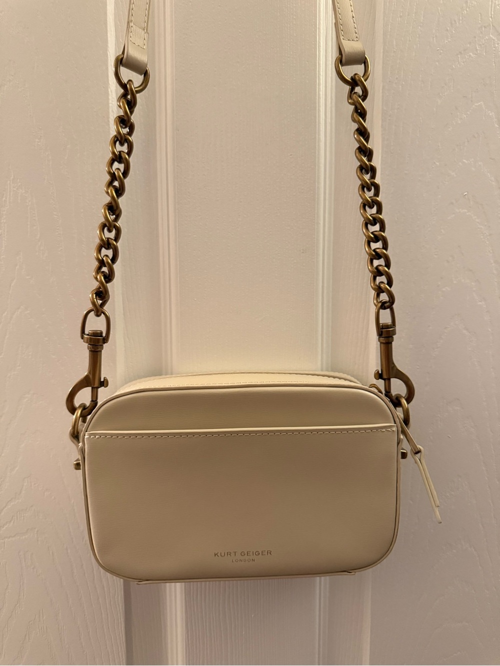 Kurt Geiger Cream Crossbody with Multicolor Butterfly Appliqués - Picture 6 of 9